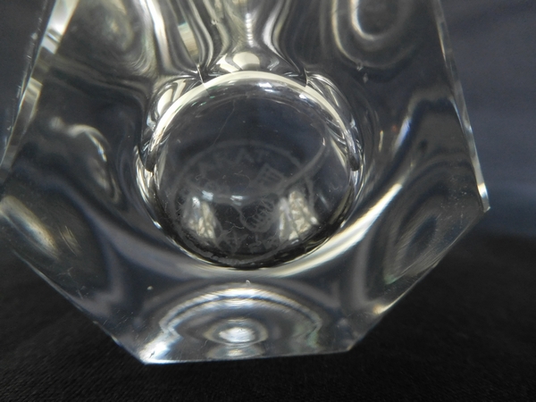 Baccarat crystal wine or port glass, Talleyrand pattern - 6.4cm - signed