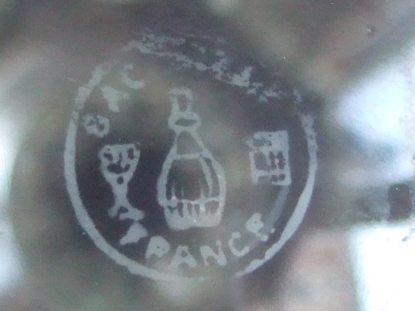 Pichet / broc à eau en cristal taillé de Baccarat, modèle Talleyrand (dérivé d'Harcourt), signé