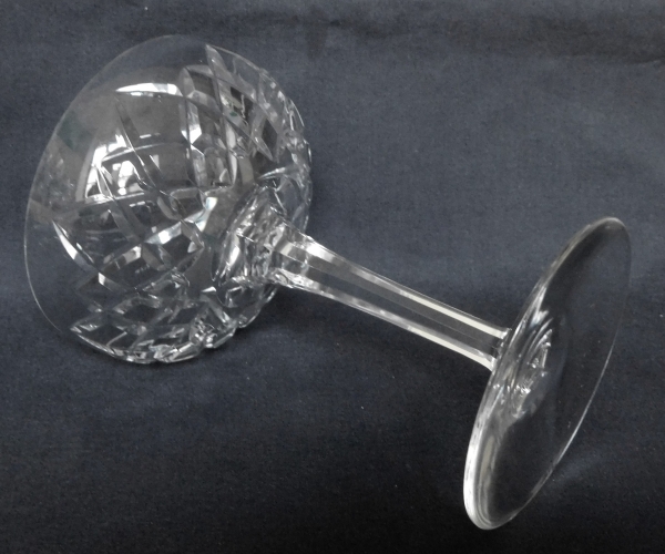 Coupe à champagne en cristal de Baccarat, modèle Thorigny - signée