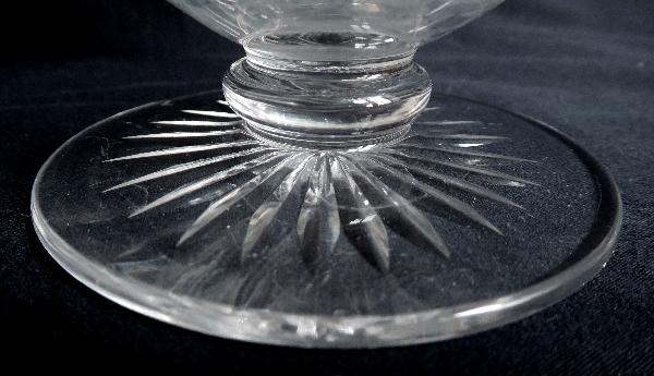 Baccarat crystal ewer, cut 8659 pattern