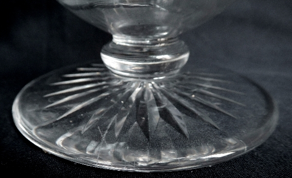 Carafe à vin en cristal de Baccarat, modèle à torsades taille 8659