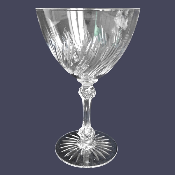 Baccarat crystal water glass, cut 8659 pattern - 15.3cm