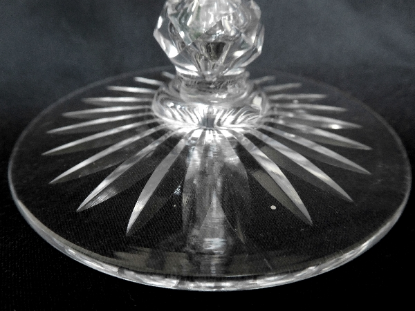 Baccarat crystal wine or port glass, cut 8659 pattern - 10.5cm