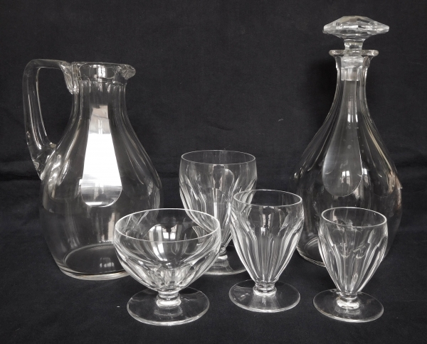 St Louis crystal water pitcher, Bearn pattern