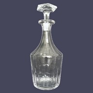 Carafe à vin ancienne en cristal de Baccarat / St Louis, modèle Caton (XIXe siècle)