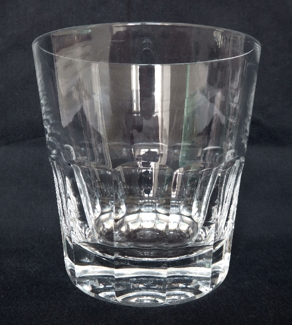 St Louis crystal whisky / brandy glass, Caton pattern - signed