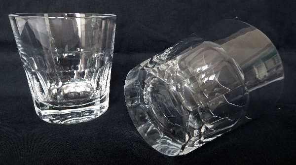 St Louis crystal whisky / brandy glass, Caton pattern - signed