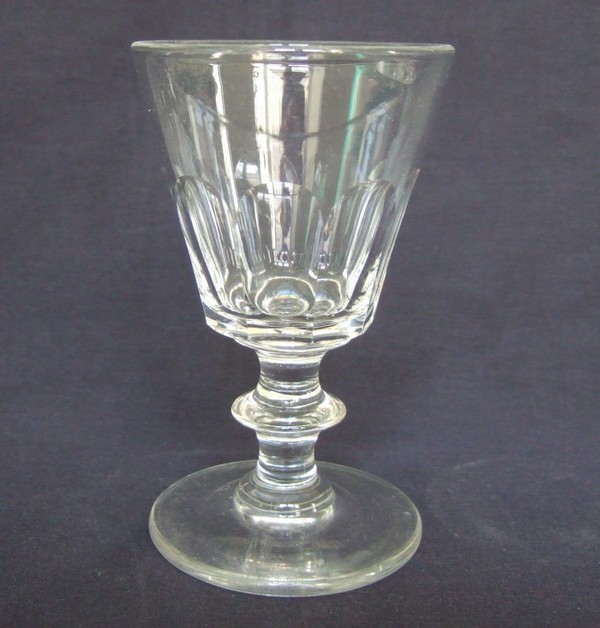 Saint-Louis hauteur ±11,5 cm Verre  cristal gravé à l'acide XIXème France 