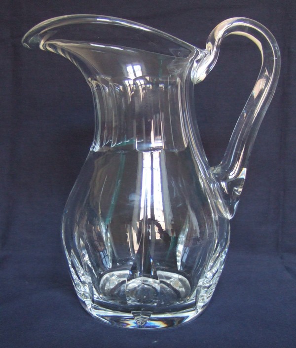 Grand verre à eau en cristal de St Louis, modèle Cerdagne, 19cm, signé