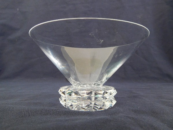 St Louis crystal champagne glass / sherbet, Diamant pattern