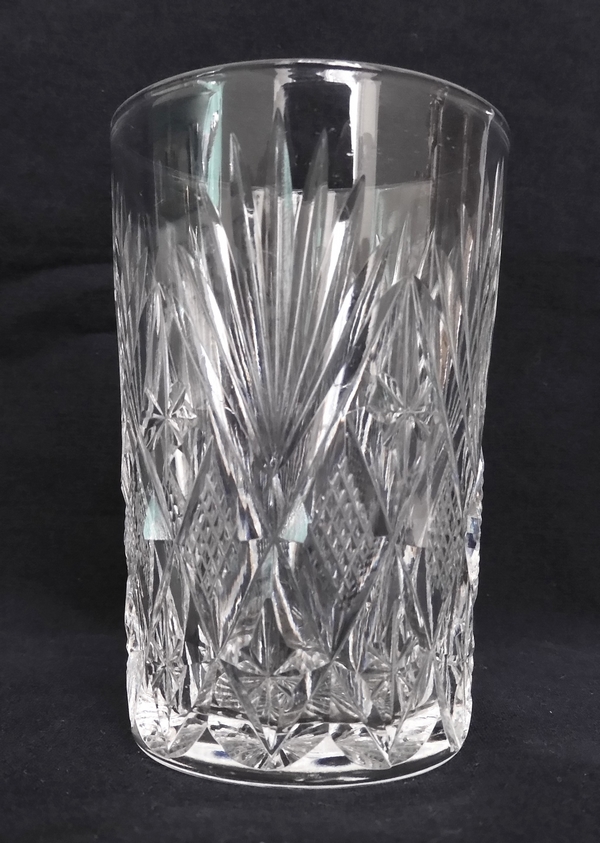 St Louis crystal wine or port glass, Gavarni pattern - 8cm