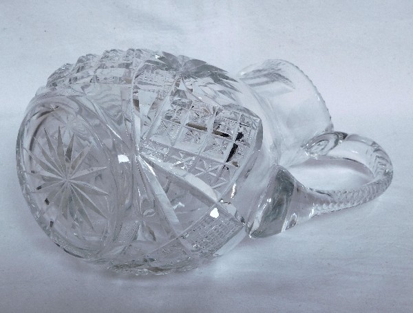 Pichet en cristal taillé de St Louis, modèle Gavarni