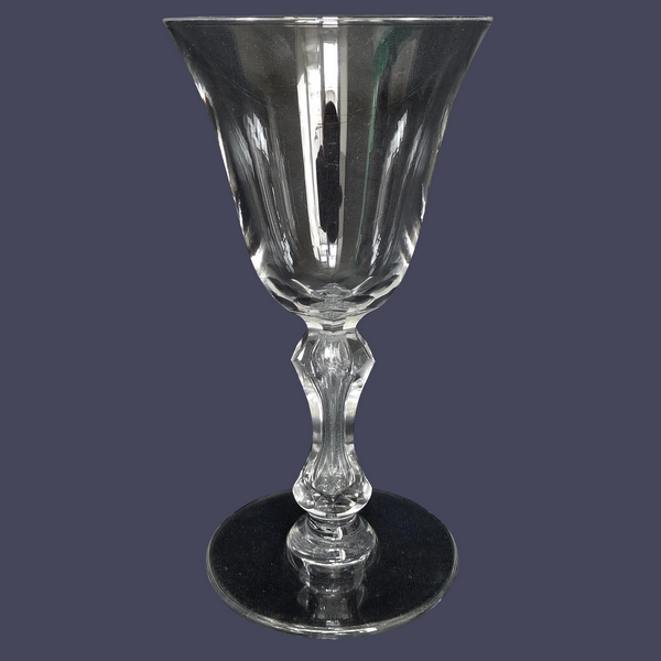 St Louis crystal wine or port glass, Lozère pattern - 13cm