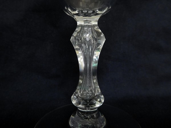 St Louis crystal wine or port glass, Lozère pattern - 13cm