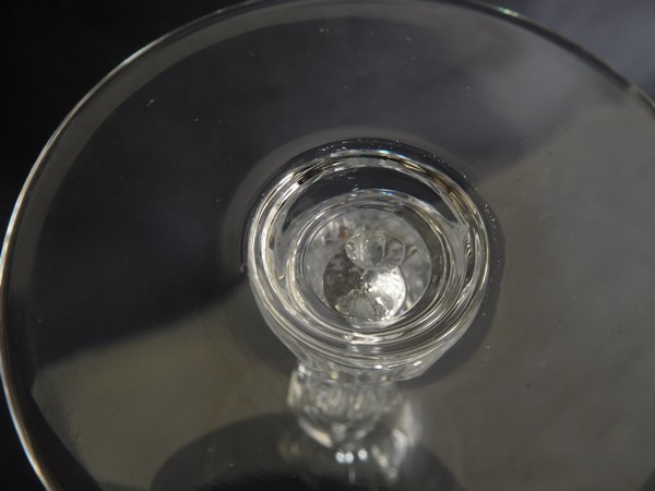 St Louis crystal water glass, Lozère pattern - 17cm