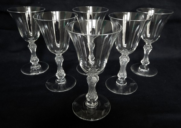 St Louis crystal wine or port glass, Lozère pattern - 13cm