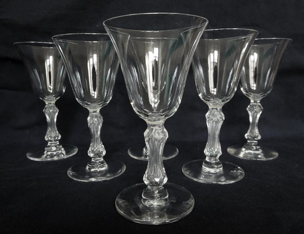 St Louis crystal wine glass, Lozère pattern - 14,5cm
