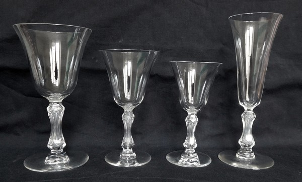 St Louis crystal wine or port glass, Lozère pattern - 13cm