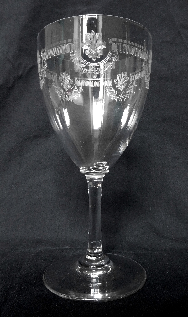 St Louis crystal liquor glass, Manon pattern - 9cm