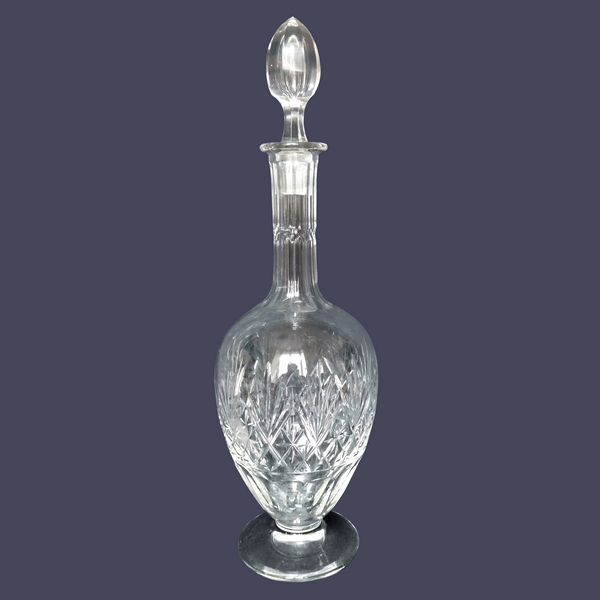 Carafe à vin en cristal de St Louis, modèle Massenet - 35,5cm