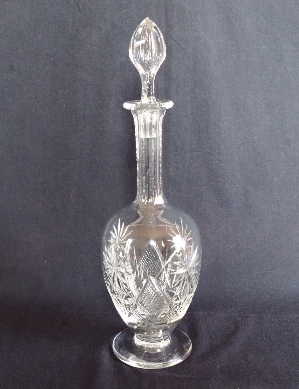 St Louis crystal wine decanter, Nelly pattern