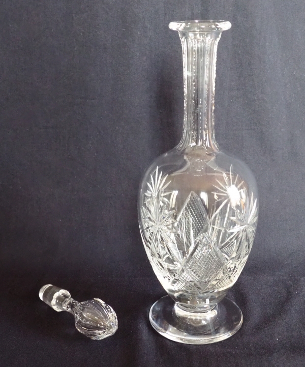 St Louis crystal wine decanter, Nelly pattern