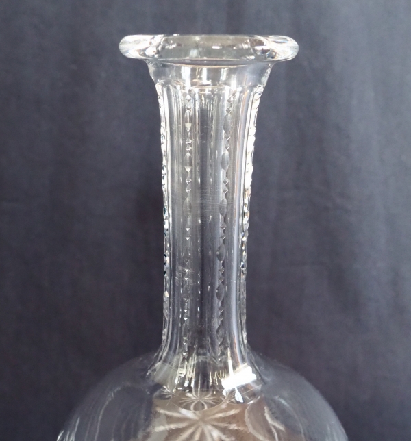 St Louis crystal wine decanter, Nelly pattern