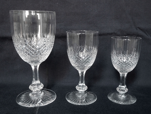 Verre à vin en cristal de Saint Louis, modèle Océan - 12,5cm