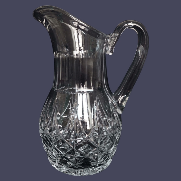 St Louis crystal pitcher, Tarn pattern