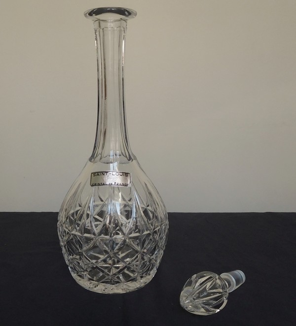 Carafe à vin en cristal de St Louis, modèle Tarn - signée - NEUVE (étiquette)