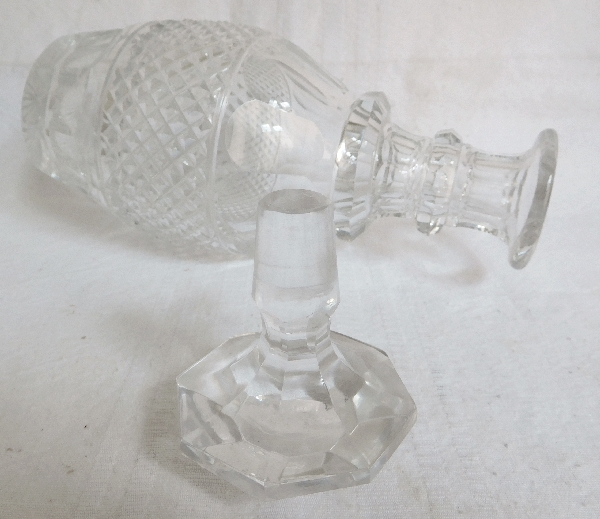 St Louis crystal liquor decanter, Trianon pattern