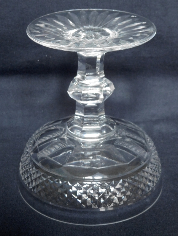 St Louis crystal champagne glass, Trianon pattern