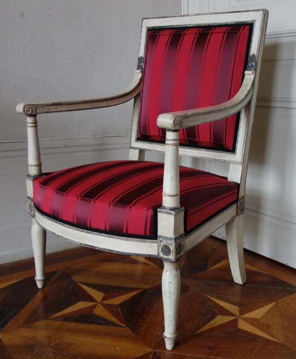 2 Empire armchairs - Les Tuileries and Fontainebleau palaces - attributed to Jacob Desmalter