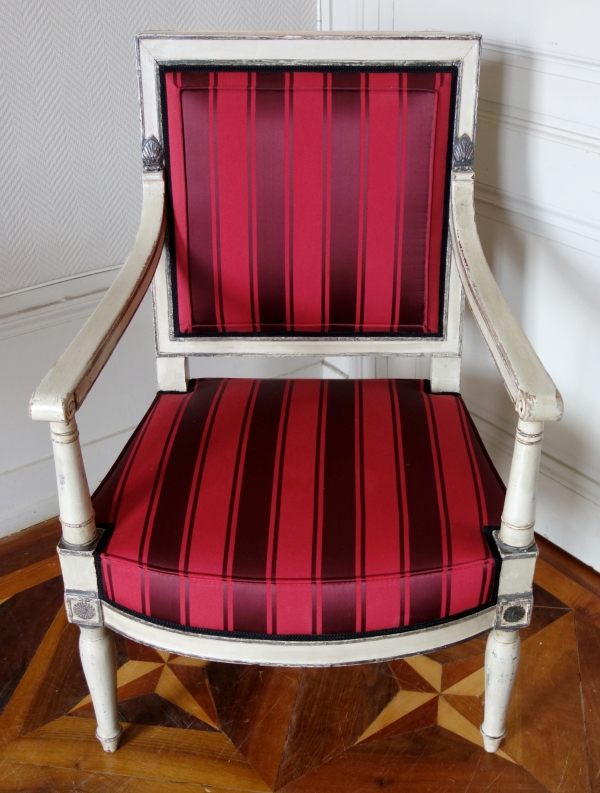 2 Empire armchairs - Les Tuileries and Fontainebleau palaces - attributed to Jacob Desmalter