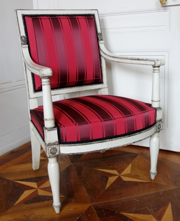 2 fauteuils Empire impériaux pour les Tuileries et Fontainebleau, attribués à Jacob Desmalter