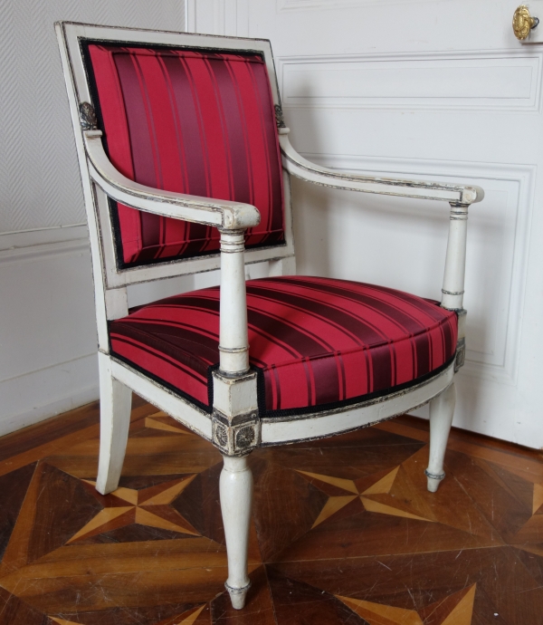 2 fauteuils Empire impériaux pour les Tuileries et Fontainebleau, attribués à Jacob Desmalter