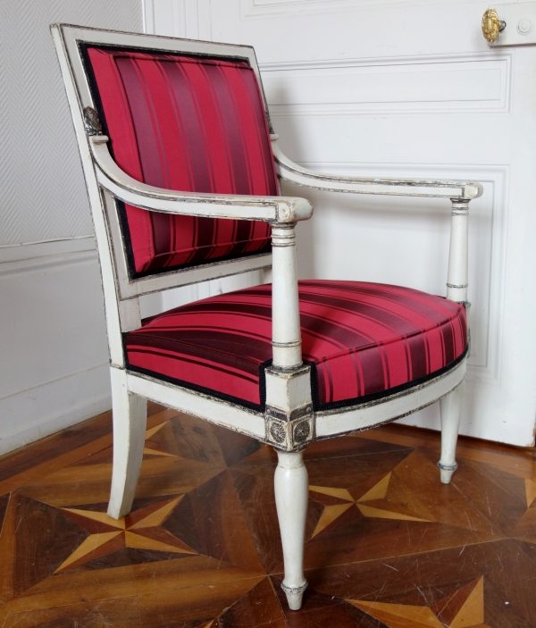 2 Empire armchairs - Les Tuileries and Fontainebleau palaces - attributed to Jacob Desmalter