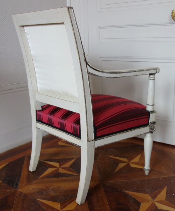 2 Empire armchairs - Les Tuileries and Fontainebleau palaces - attributed to Jacob Desmalter