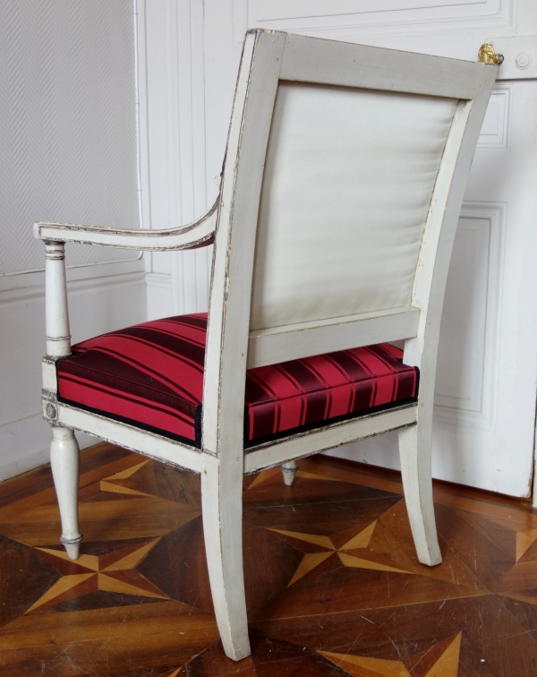 2 Empire armchairs - Les Tuileries and Fontainebleau palaces - attributed to Jacob Desmalter