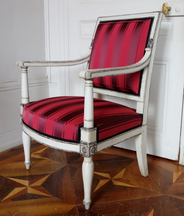 2 Empire armchairs - Les Tuileries and Fontainebleau palaces - attributed to Jacob Desmalter