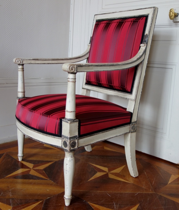 2 Empire armchairs - Les Tuileries and Fontainebleau palaces - attributed to Jacob Desmalter