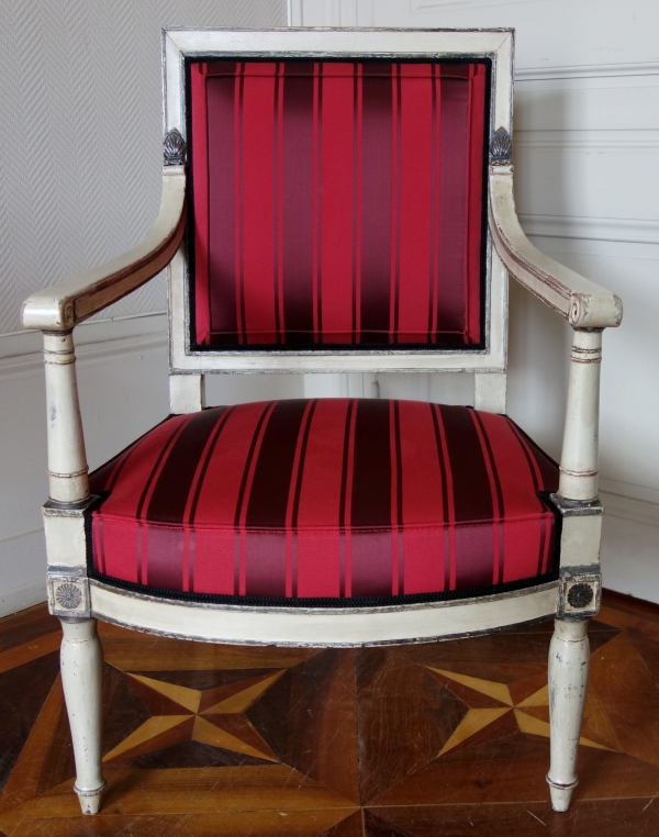 2 Empire armchairs - Les Tuileries and Fontainebleau palaces - attributed to Jacob Desmalter