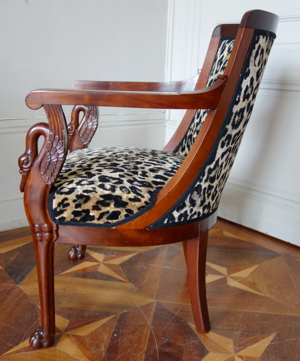 Jacob Freres : 4 Empire mahogany armchairs, early 19th century circa 1803 - 1805