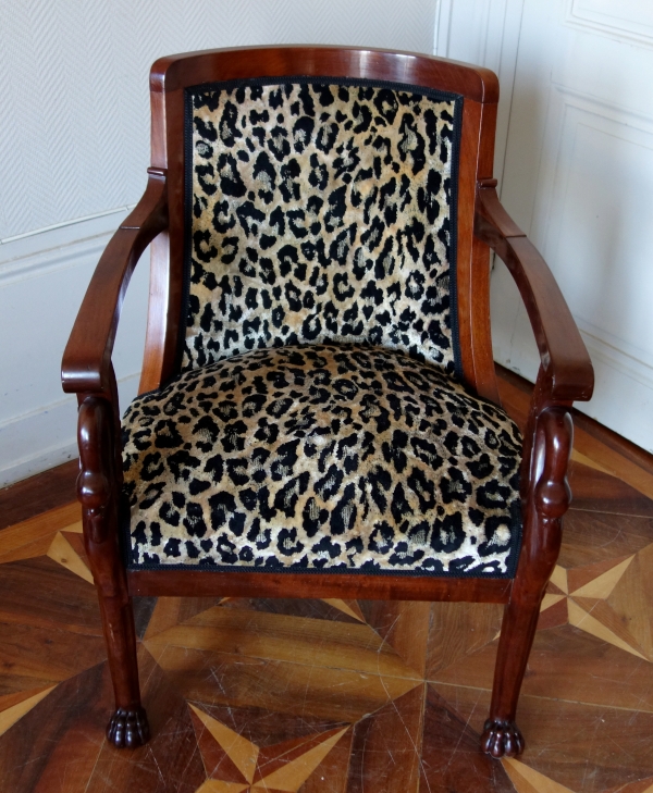 Jacob Freres : 4 Empire mahogany armchairs, early 19th century circa 1803 - 1805
