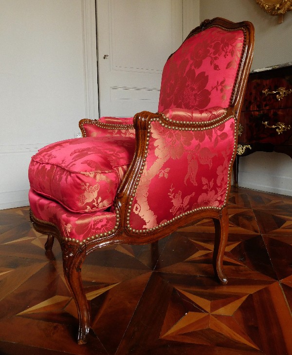 Louis XV bergere signed Blanchard - France, 18th century circa 1750