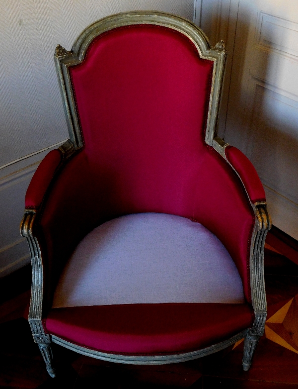 Bergère d'époque Louis XVI estampillée de Martin Delaporte