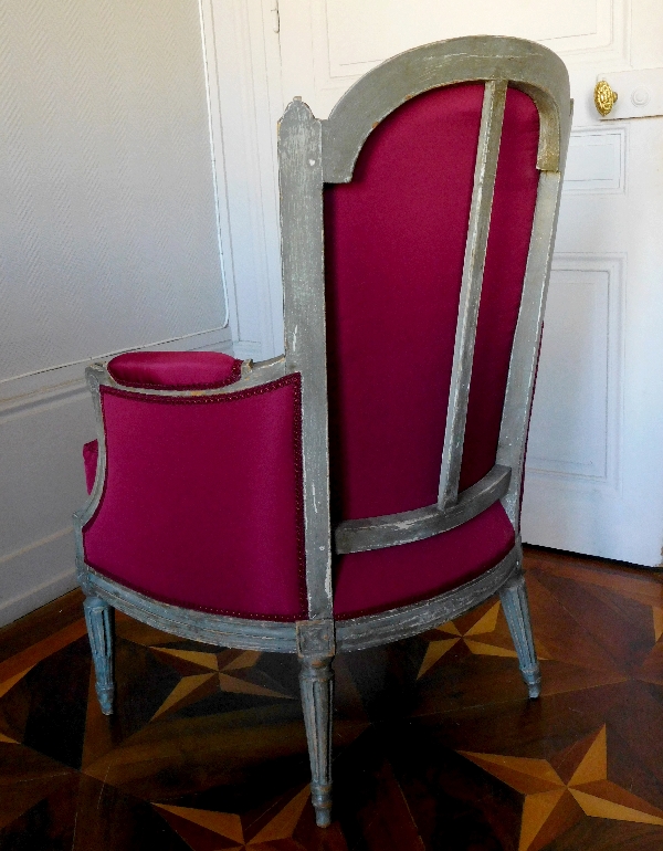 Bergère d'époque Louis XVI estampillée de Martin Delaporte