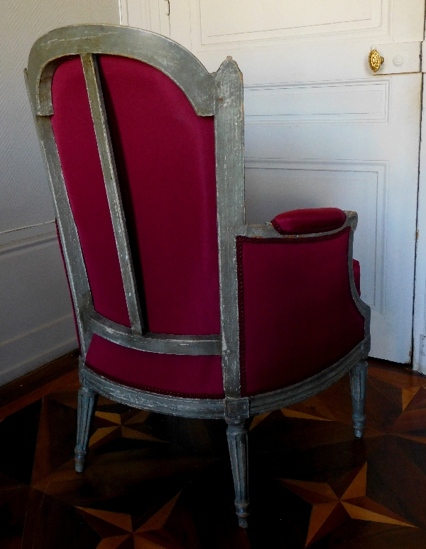 Bergère d'époque Louis XVI estampillée de Martin Delaporte