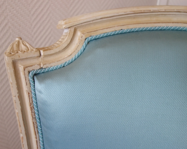 Louis XVI wing chair / bergere, late 18th century