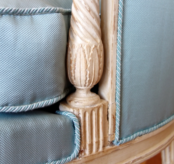 Louis XVI wing chair / bergere, late 18th century